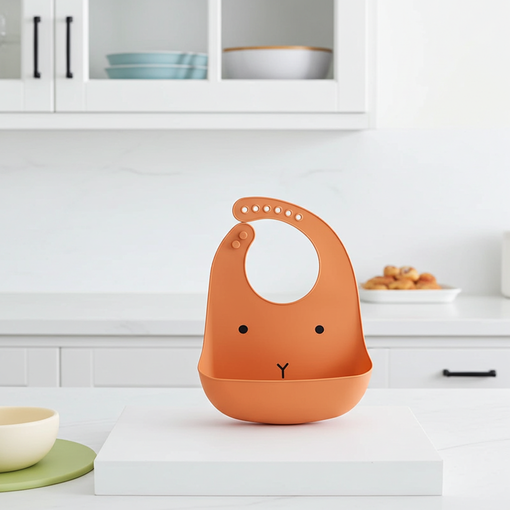 Bavoirs en Silicone Étanches - Repas Amusants et Propres!